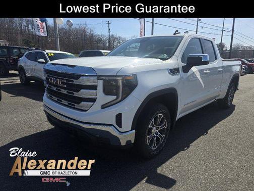Summit White 2023 GMC Sierra 1500 SLE