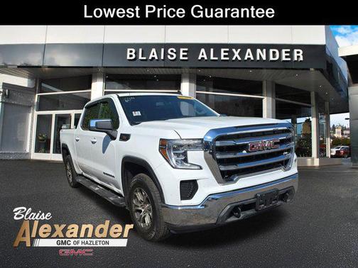 Summit White 2021 GMC Sierra 1500 SLE