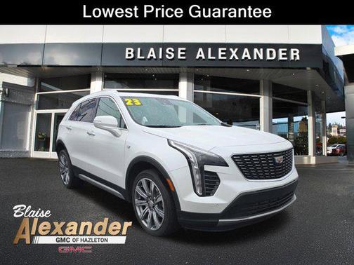 Crystal White Tricoat 2023 Cadillac XT4 Premium Luxury