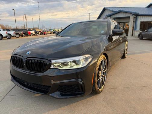 Black Sapphire Metallic 2018 BMW M550 i Xdrive