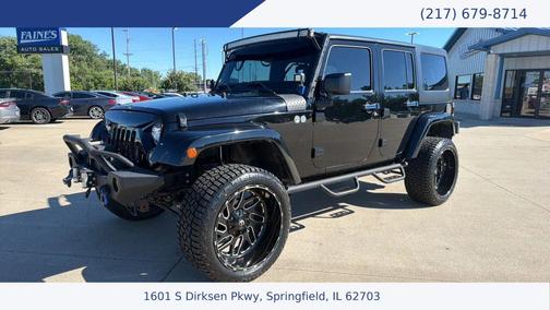 Black Clearcoat 2016 Jeep Wrangler Unlimited Sahara