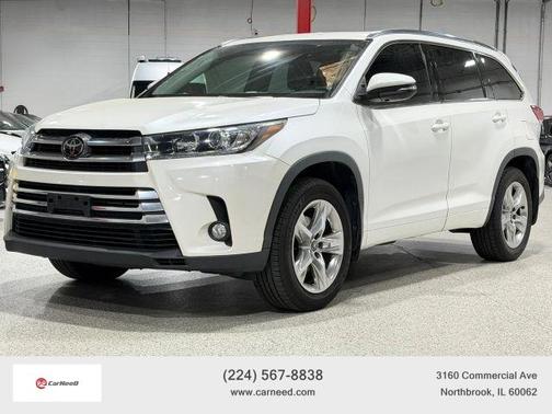 White 2018 Toyota Highlander Limited