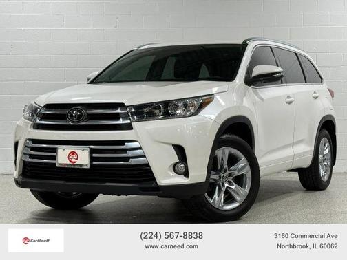 White 2018 Toyota Highlander Limited
