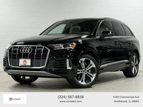 Mythos Black Metallic 2022 Audi Q7 55 Premium