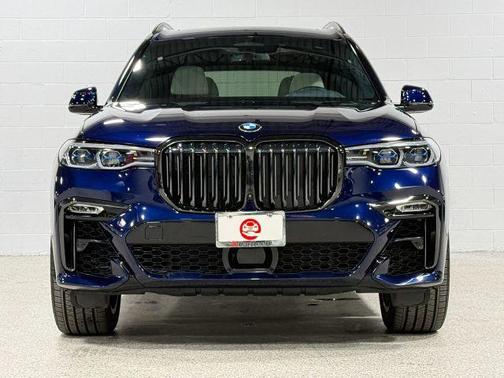Blue 2021 BMW X7 M50i