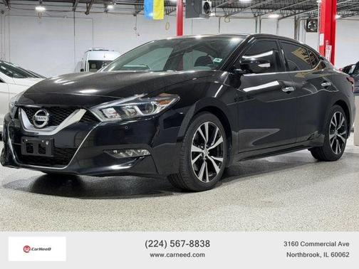 Black 2017 Nissan Maxima 3.5 SL