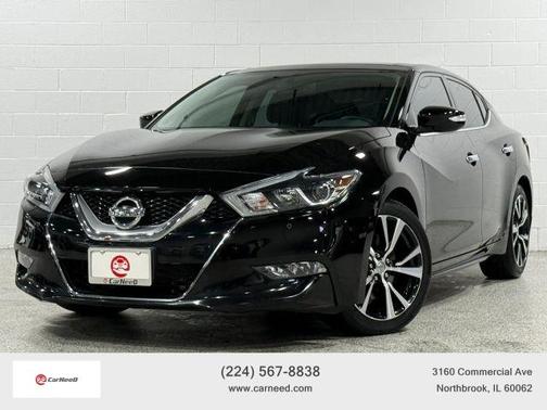 Black 2017 Nissan Maxima 3.5 SL