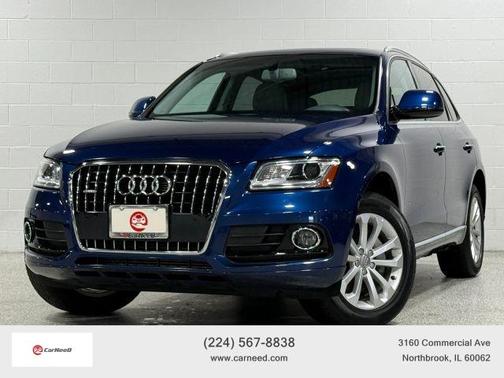 Blue 2015 Audi Q5 2.0T Premium Plus