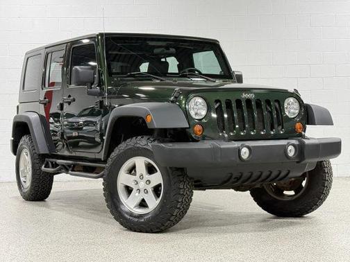 Green 2010 Jeep Wrangler Unlimited Sport