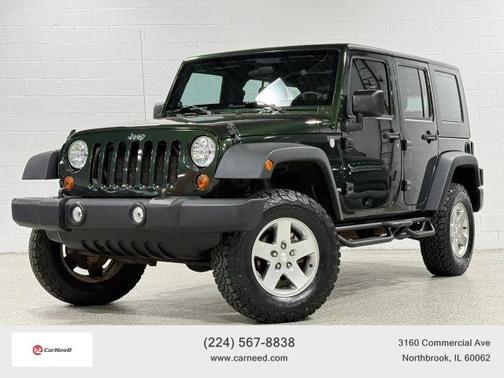 Green 2010 Jeep Wrangler Unlimited Sport