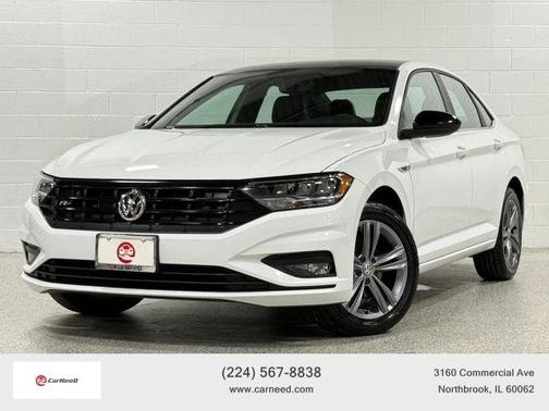 Pure White 2019 Volkswagen Jetta 1.4T R-Line