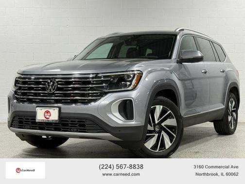 Silver Bird Metallic 2024 Volkswagen Atlas 2.0T SEL