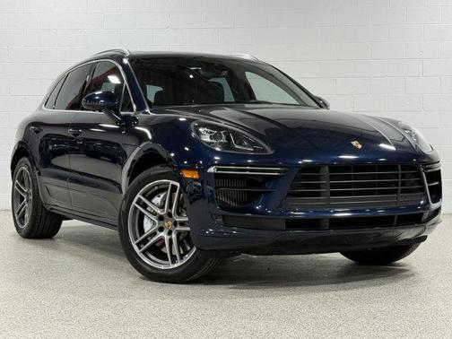 Blue 2020 Porsche Macan Turbo
