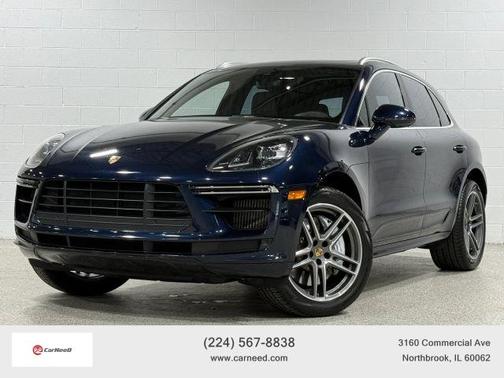 Blue 2020 Porsche Macan Turbo