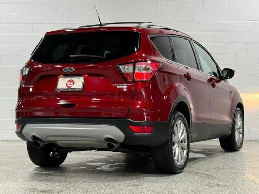 Red 2017 Ford Escape Titanium