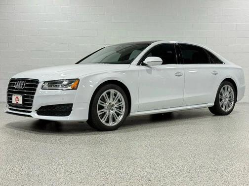 Glacier White Metallic 2016 Audi A8 L 4.0T