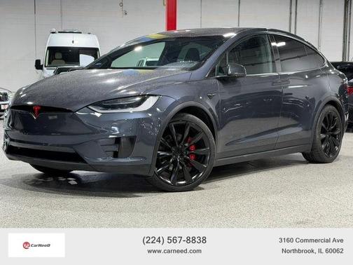 Gray 2018 Tesla Model X P100D