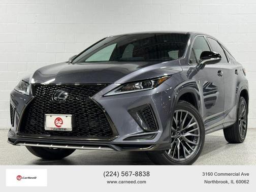 Gray 2020 Lexus RX 350 F Sport
