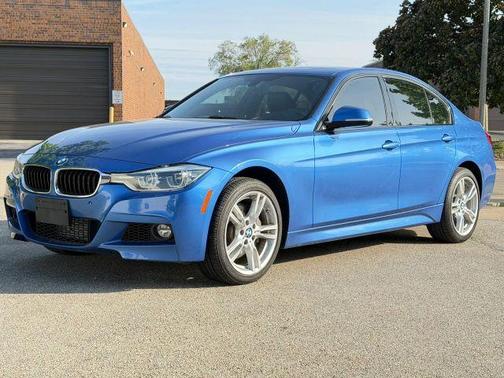 Blue 2016 BMW 328 i xDrive SULEV