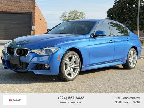 Blue 2016 BMW 328 i xDrive SULEV