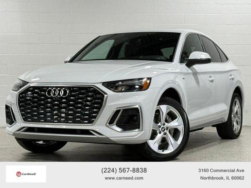 Glacier White Metallic 2021 Audi Q5 40 Premium Plus
