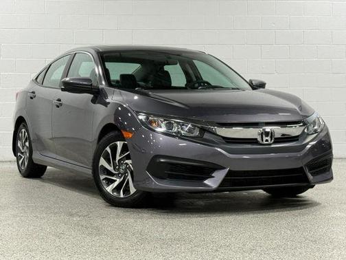 Gray 2016 Honda Civic EX