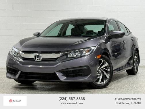 Gray 2016 Honda Civic EX