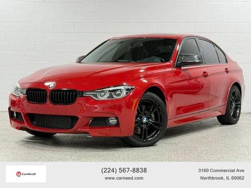 Red 2017 BMW 330 i xDrive