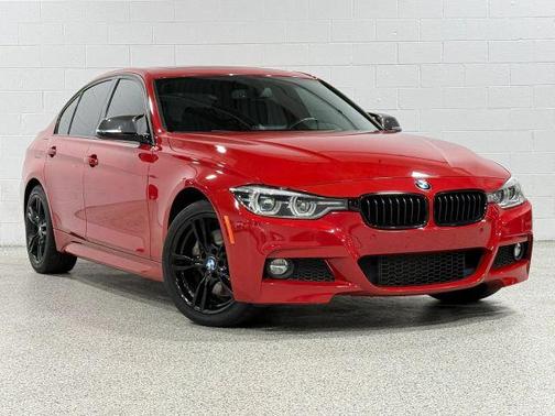 Red 2017 BMW 330 i xDrive