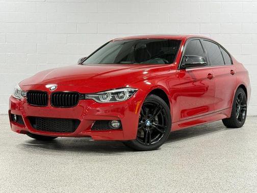 Red 2017 BMW 330 i xDrive