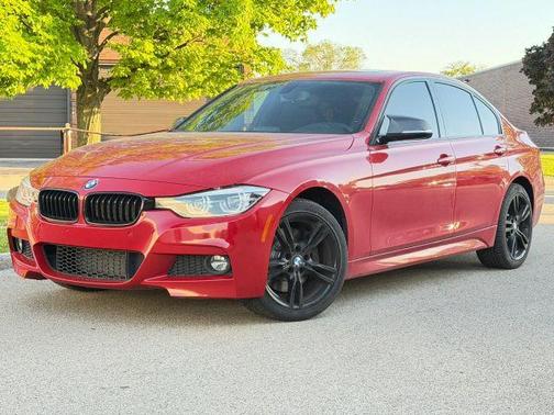 Red 2017 BMW 330 i xDrive