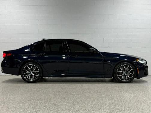 Blue 2021 BMW 540 i xDrive