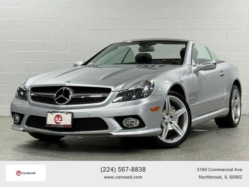 Silver 2009 Mercedes-Benz SL-Class SL 550