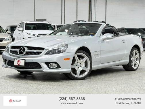 Silver 2009 Mercedes-Benz SL-Class SL 550