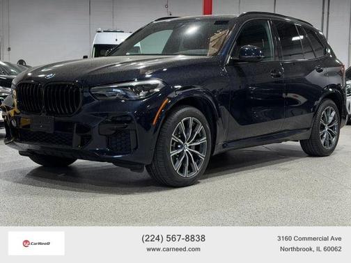Blue 2022 BMW X5 xDrive40i