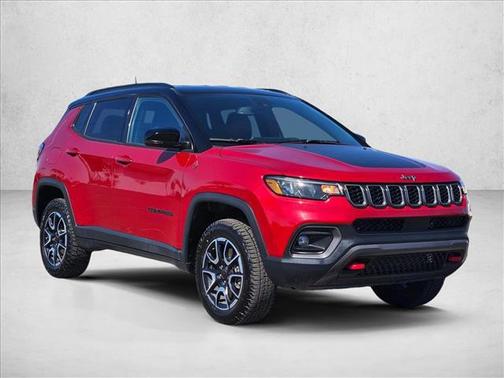 Red Hot Pearlcoat 2025 Jeep Compass Trailhawk