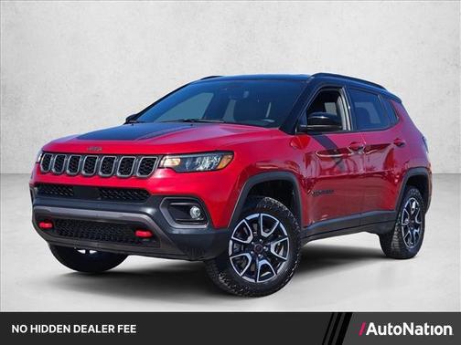Red Hot Pearlcoat 2025 Jeep Compass Trailhawk