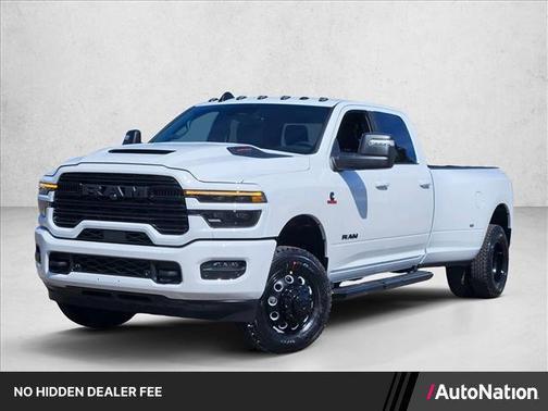 Bright White Clearcoat 2026 RAM 3500 Laramie Crew Cab 4x4 8' Box