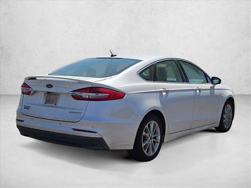 White 2019 Ford Fusion Energi Titanium