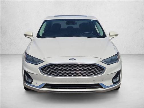 White 2019 Ford Fusion Energi Titanium