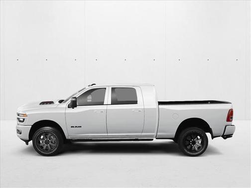 Bright White Clearcoat 2026 RAM 3500 Laramie Mega Cab 4x4 6'4' Box