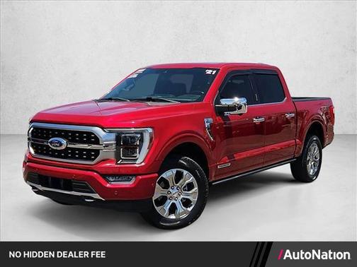 Rapid Red Metallic Tinted Clearcoat 2021 Ford F-150 Platinum