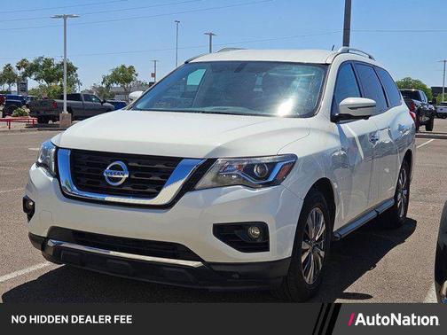 Glacier White 2018 Nissan Pathfinder SL