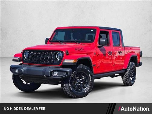 Firecracker Red Clearcoat 2024 Jeep Gladiator Willys