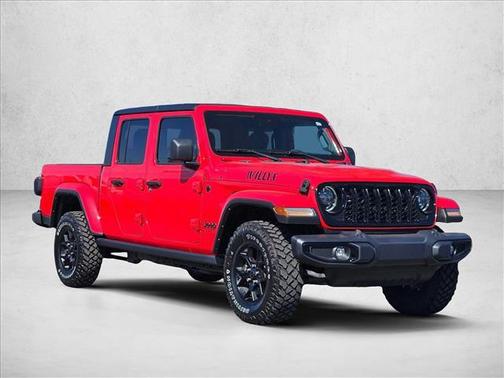Firecracker Red Clearcoat 2024 Jeep Gladiator Willys