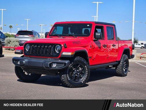 Firecracker Red Clearcoat 2024 Jeep Gladiator Willys