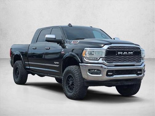Diamond Black Crystal Pearlcoat 2019 RAM 3500 Limited Mega Cab 4x4 6'4' Box
