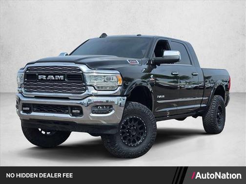 Diamond Black Crystal Pearlcoat 2019 RAM 3500 Limited Mega Cab 4x4 6'4' Box