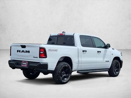 Bright White Clearcoat 2026 RAM 1500 Warlock Crew Cab 4x4 5'7' Box