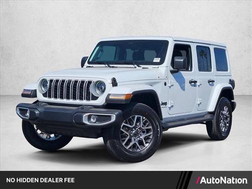 Bright White Clearcoat 2026 Jeep Wrangler 4-Door Sahara 4x4